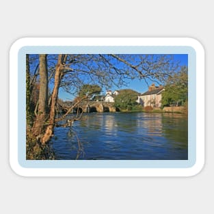 River Avon, Christchurch, January 2024 Sticker